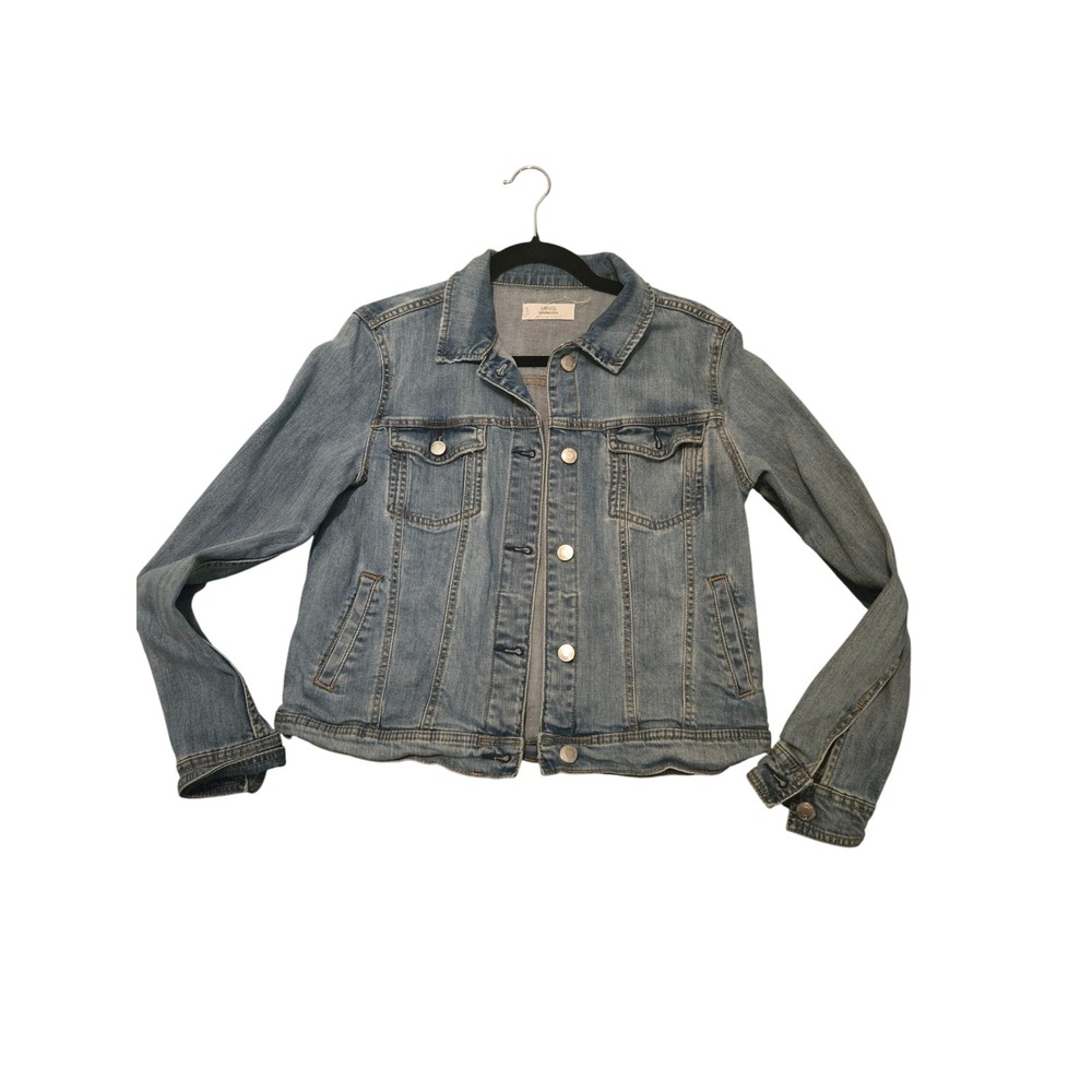 MNG Denim & Tees Womens Medium Wash Blue Jean Jacket Size S